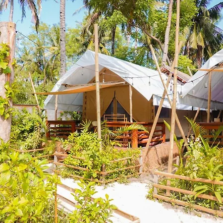 La Cocoteraie Ecolodge - Luxury Glamping Tents Gili Trawangan Exterior photo
